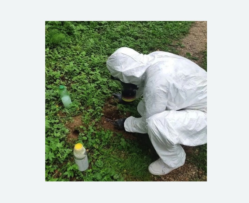 уничтожение кротов на участке в Сколково